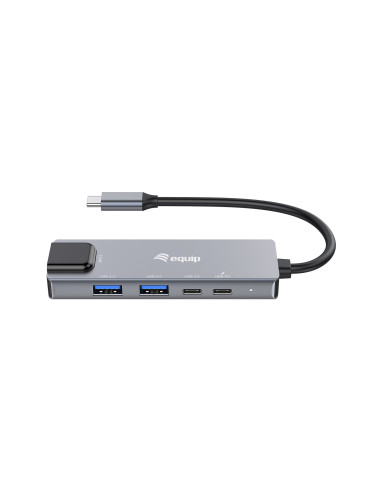 Equip 133496 Stacja Dokująca Przewodowa Usb 3.2 Gen 1 (3.1 Gen 1) Type-C Szary
