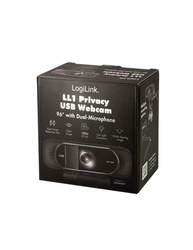 Logilink Ua0381 Kamera Internetowa 1920 X 1080 Px Usb 2.0 Czarny