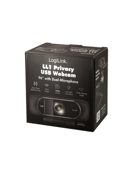 Logilink Ua0381 Kamera Internetowa 1920 X 1080 Px Usb 2.0 Czarny