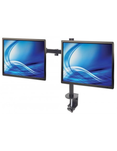 Manhattan Monitorarm Făľr 2 Displays 13"-32" Bis 8Kg Pro Disp