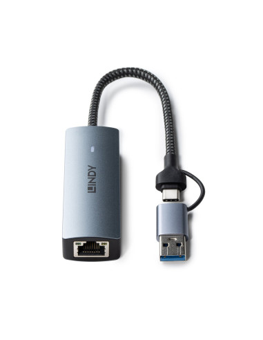 Lindy 43415 Huby I Koncentratory Usb 3.2 Gen 2 (3.1 Gen 2) Type-C 5000 Mbit/S Szary