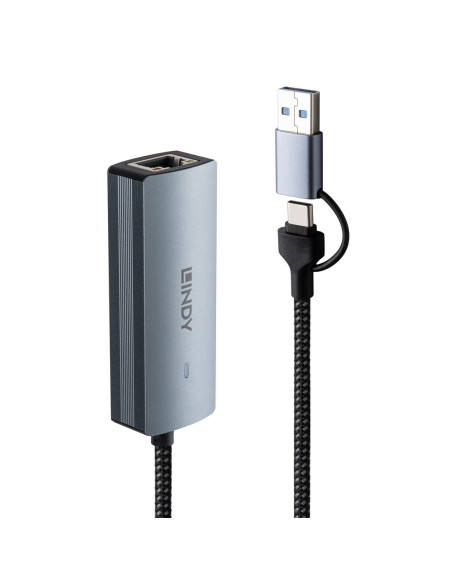 Lindy 43415 Huby I Koncentratory Usb 3.2 Gen 2 (3.1 Gen 2) Type-C 5000 Mbit/S Szary