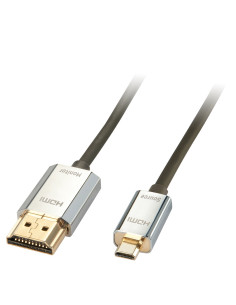 Lindy 41678 Kabel Hdmi 3 M Hdmi Typu A (Standard) Hdmi Typu D (Micro) Czarny, Chrom, Złoto