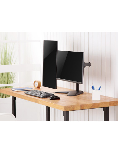 Equip 650123 Uchwyt / Stojak Do Monitorów 81,3 Cm (32") Biurko Czarny