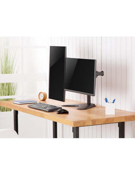 Equip 650123 Uchwyt / Stojak Do Monitorów 81,3 Cm (32") Biurko Czarny