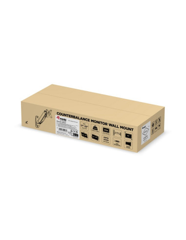 Equip 650136 Uchwyt / Stojak Do Monitorów 81,3 Cm (32") Ściana Czarny