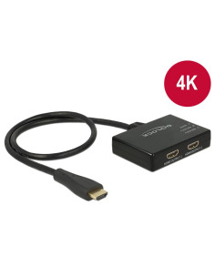 Delock 87700 Rozgałęziacz Telewizyjny Hdmi 2X Hdmi 2