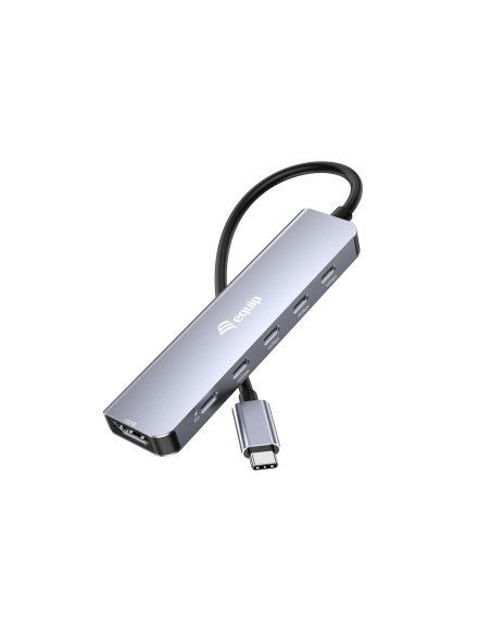 Equip 133499 Stacja Dokująca Przewodowa Usb 3.2 Gen 2 (3.1 Gen 2) Type-C Szary