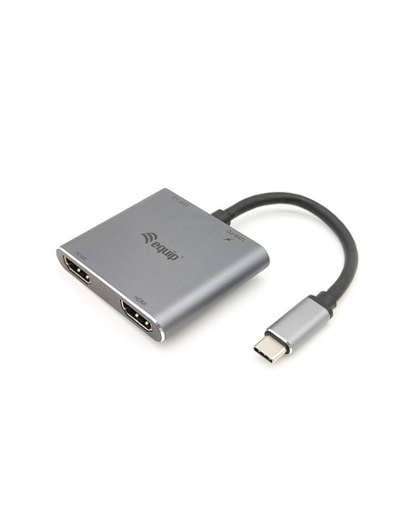 Equip 133484 Stacja Dokująca Usb 3.2 Gen 1 (3.1 Gen 1) Type-C Srebrny
