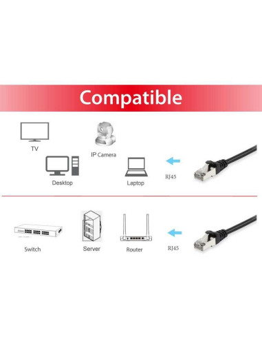 Equip 606111 Kabel Sieciowy Czarny 30 M Cat6A S/Ftp (S-Stp)