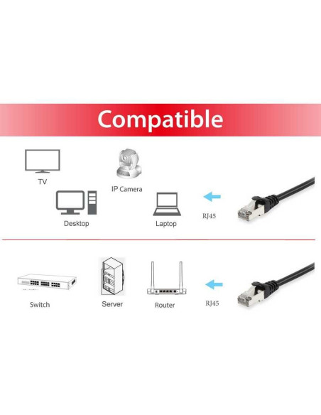 Equip 606111 Kabel Sieciowy Czarny 30 M Cat6A S/Ftp (S-Stp)
