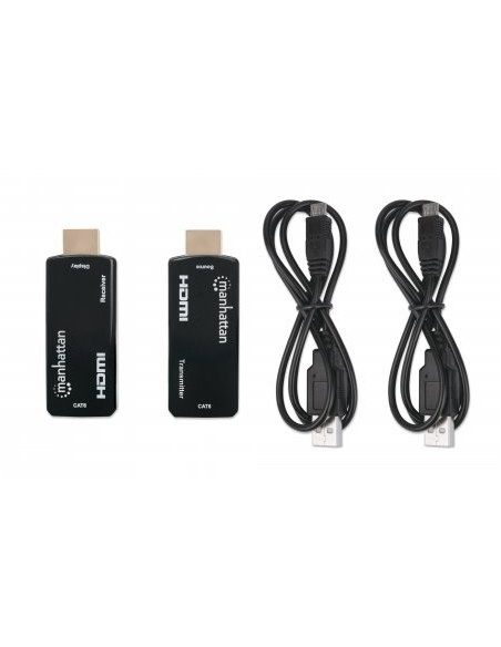 Manhattan  Kompakter 1080P Hdmi Over Ethernet Extender Kit