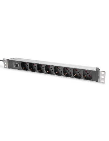 Digitus Dn-95410-It Rozdzielacz Zasilania Pdu 8 X Gniazdo Sieciowe 1U