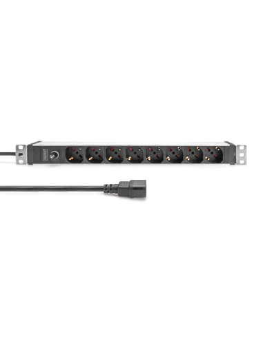 Digitus Dn-95410-It Rozdzielacz Zasilania Pdu 8 X Gniazdo Sieciowe 1U