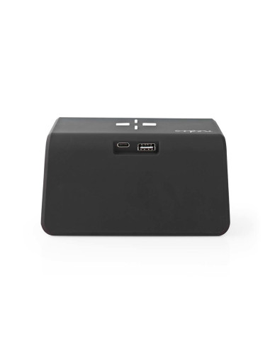 Nedis Wcacq30Bk Budzik Cyfrowy Budzik Czarny