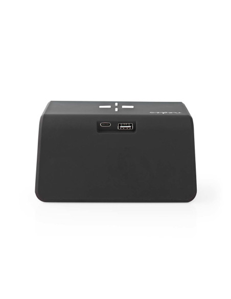 Nedis Wcacq30Bk Budzik Cyfrowy Budzik Czarny