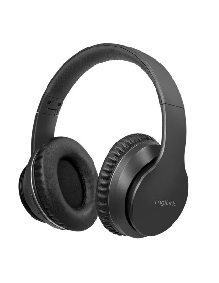 Logilink Bt0053 Słuchawki/Zestaw Słuchawkowy Bezprzewodowy Opaska Na Głowę Muzyka Bluetooth Czarny