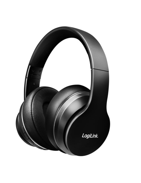 Logilink Bt0053 Słuchawki/Zestaw Słuchawkowy Bezprzewodowy Opaska Na Głowę Muzyka Bluetooth Czarny