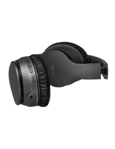 Logilink Bt0053 Słuchawki/Zestaw Słuchawkowy Bezprzewodowy Opaska Na Głowę Muzyka Bluetooth Czarny