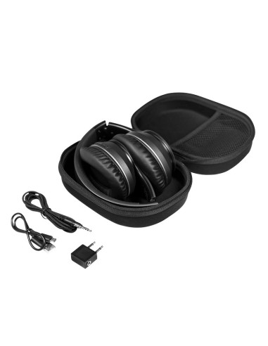 Logilink Bt0053 Słuchawki/Zestaw Słuchawkowy Bezprzewodowy Opaska Na Głowę Muzyka Bluetooth Czarny