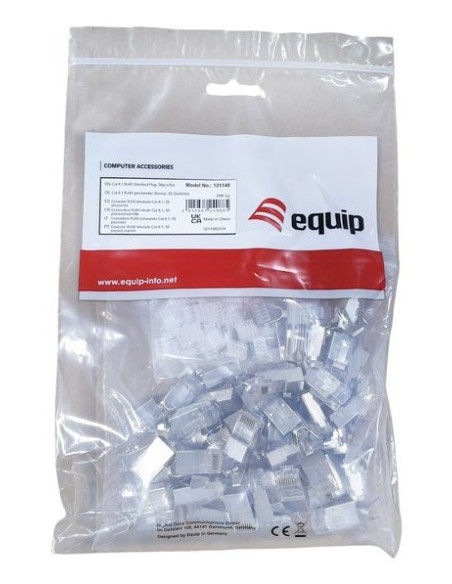 Equip 121148 Wtyczka Rj45 Srebrny