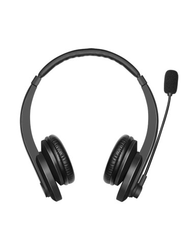 Logilink Bt0060 Słuchawki/Zestaw Słuchawkowy Bezprzewodowy Opaska Na Głowę Biuro/Centrum Telefoniczne Bluetooth Czarny