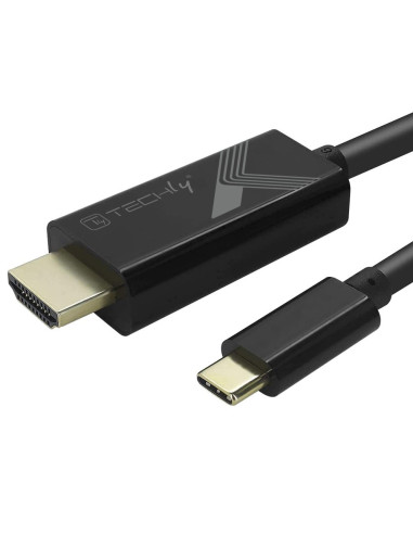 Techly Iadap Usbc-Hdmi2Ty Zewnętrzna Karta Graficzna Usb 3840 X 2160 Px Czarny