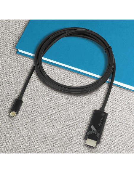 Techly Iadap Usbc-Hdmi2Ty Zewnętrzna Karta Graficzna Usb 3840 X 2160 Px Czarny