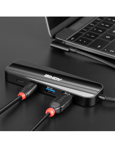 Lindy Usb 3.2 Gen 1 Typ C Hub 4 Port