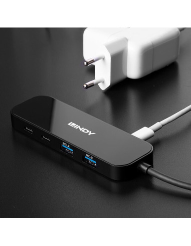 Lindy Usb 3.2 Gen 1 Typ C Hub 4 Port