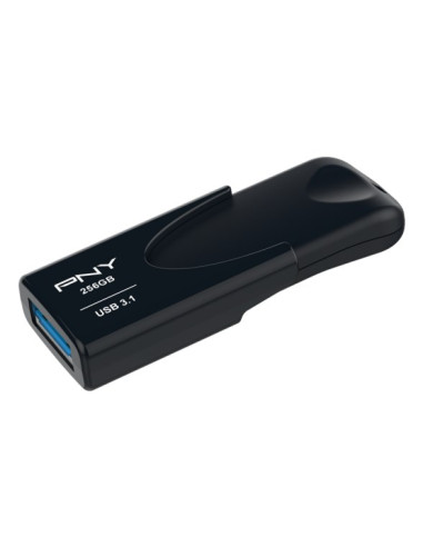 Pny Attache 4 Pamięć Usb 256 Gb Usb Typu-A 3.2 Gen 1 (3.1 Gen 1) Czarny