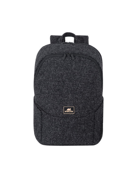 Plecak Na Laptop 15,6", Rivacase Anvik, 15L, Czarny, Z Materiału Wodoodpornego, Kieszenie Na Tablet 10,5", Smartfon, Dokumenty, 