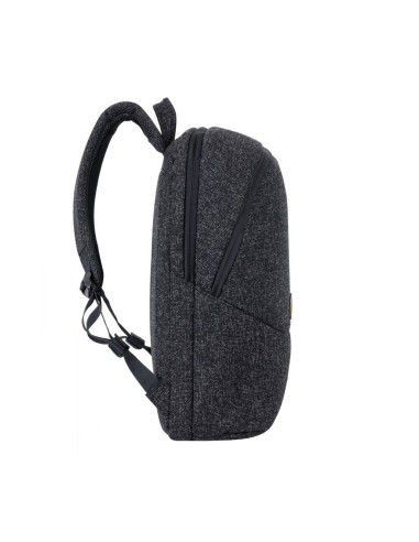 Plecak Na Laptop 15,6", Rivacase Anvik, 15L, Czarny, Z Materiału Wodoodpornego, Kieszenie Na Tablet 10,5", Smartfon, Dokumenty, 