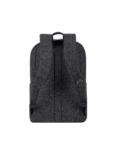 Plecak Na Laptop 15,6", Rivacase Anvik, 15L, Czarny, Z Materiału Wodoodpornego, Kieszenie Na Tablet 10,5", Smartfon, Dokumenty, 
