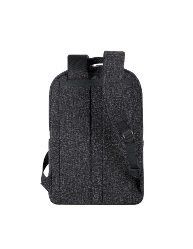 Plecak Na Laptop 15,6", Rivacase Anvik, 15L, Czarny, Z Materiału Wodoodpornego, Kieszenie Na Tablet 10,5", Smartfon, Dokumenty, 