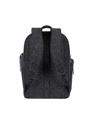 Plecak Na Laptop 15,6", Rivacase Anvik, 15L, Czarny, Z Materiału Wodoodpornego, Kieszenie Na Tablet 10,5", Smartfon, Dokumenty, 