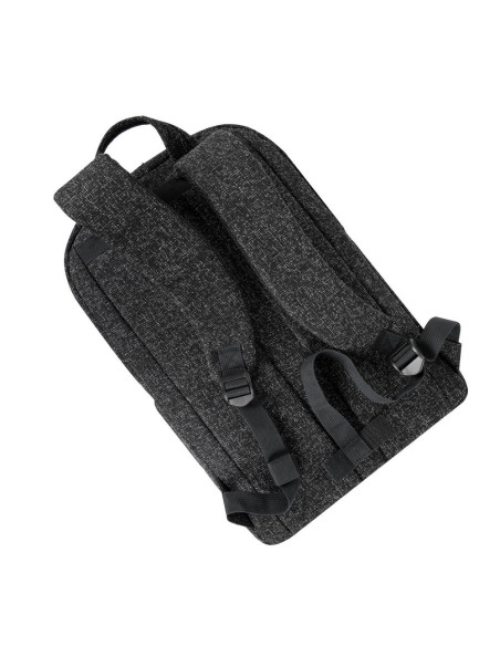 Plecak Na Laptop 15,6", Rivacase Anvik, 15L, Czarny, Z Materiału Wodoodpornego, Kieszenie Na Tablet 10,5", Smartfon, Dokumenty, 