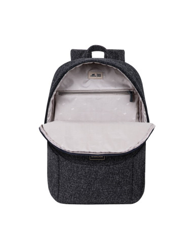 Plecak Na Laptop 15,6", Rivacase Anvik, 15L, Czarny, Z Materiału Wodoodpornego, Kieszenie Na Tablet 10,5", Smartfon, Dokumenty, 