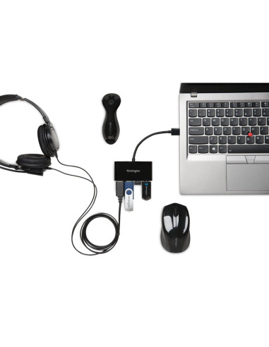 Kensington 4-Portowy Koncentrator Usb 3.0