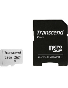 Sd Microsd Card  32Gb Transcend Sdhc Usd300S-A W/Adapter 2