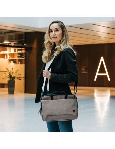 Dicota Slim Eco Motion 14 - 15.6" 39,6 Cm (15.6") Aktówka Szary