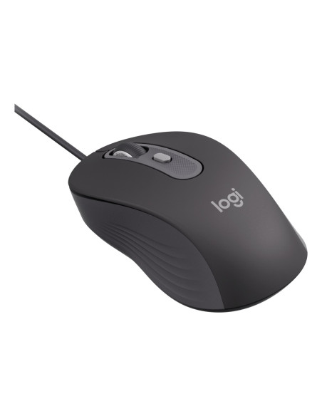 Logitech Signature Wired M520 For Business Myszka Biuro Oburęczny Usb Type-C Optyczny 4000 Dpi