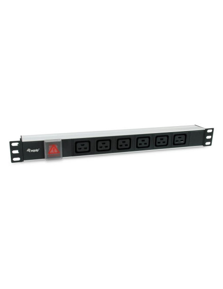 Equip 333319 Rozdzielacz Zasilania Pdu 6 X Gniazdo Sieciowe 1U Czarny