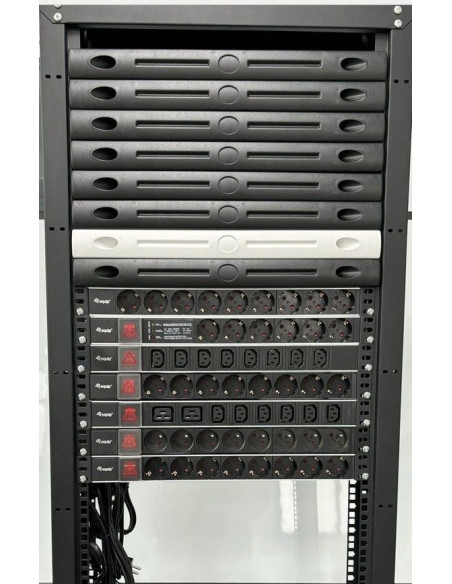 Equip 333319 Rozdzielacz Zasilania Pdu 6 X Gniazdo Sieciowe 1U Czarny