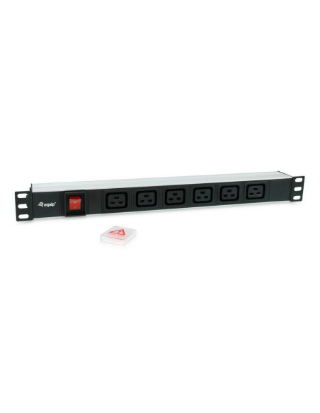 Equip 333319 Rozdzielacz Zasilania Pdu 6 X Gniazdo Sieciowe 1U Czarny