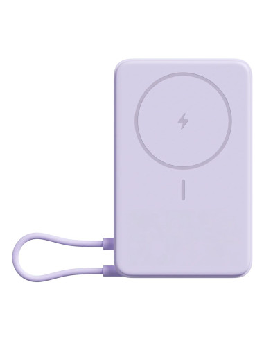 Xiaomi Bhr08Pagl Bank Mocy Litowo-Jonowa (Li-Ion) 5900 Mah Bezprzewodowe Ładowanie Fioletowy