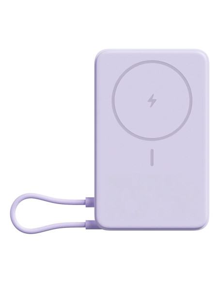 Xiaomi Bhr08Pagl Bank Mocy Litowo-Jonowa (Li-Ion) 5900 Mah Bezprzewodowe Ładowanie Fioletowy