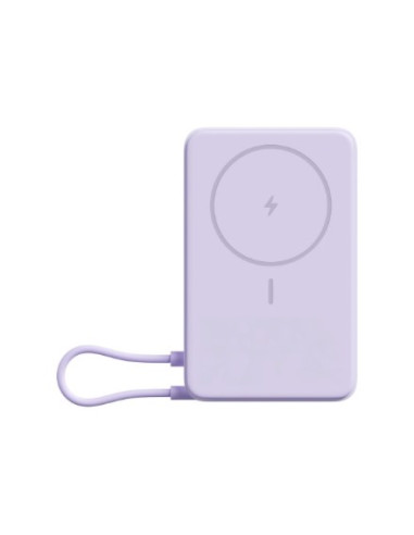Xiaomi Bhr08Pagl Bank Mocy Litowo-Jonowa (Li-Ion) 5900 Mah Bezprzewodowe Ładowanie Fioletowy