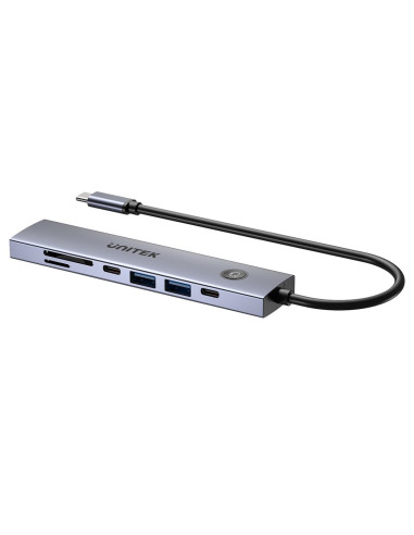Unitek Hub Usb-C 7W1 Pd 100W Hdmi 2.0 Z On/Off