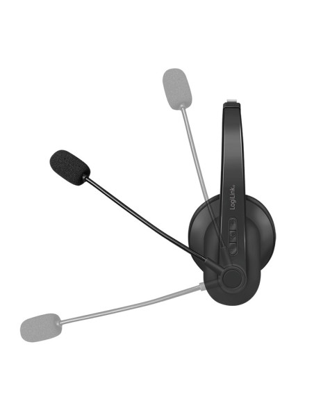 Logilink Bt0059 Słuchawki/Zestaw Słuchawkowy Bezprzewodowy Opaska Na Głowę Biuro/Centrum Telefoniczne Bluetooth Podstawka Do Ład